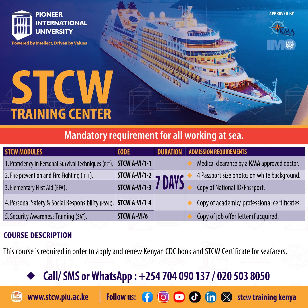 jobs at sea